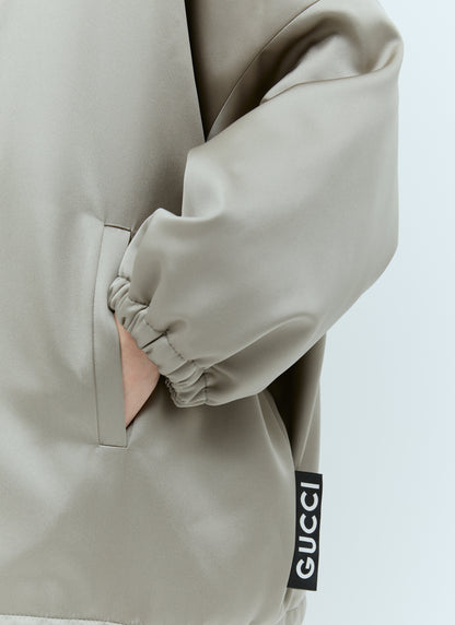 Gucci Women Satin Bomber Jacket by Luosophy