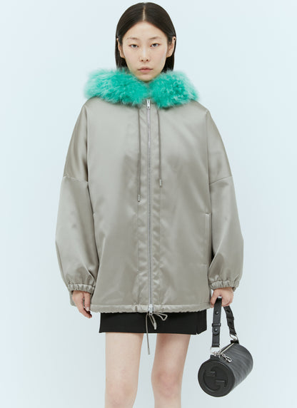Gucci Women Satin Bomber Jacket by Luosophy