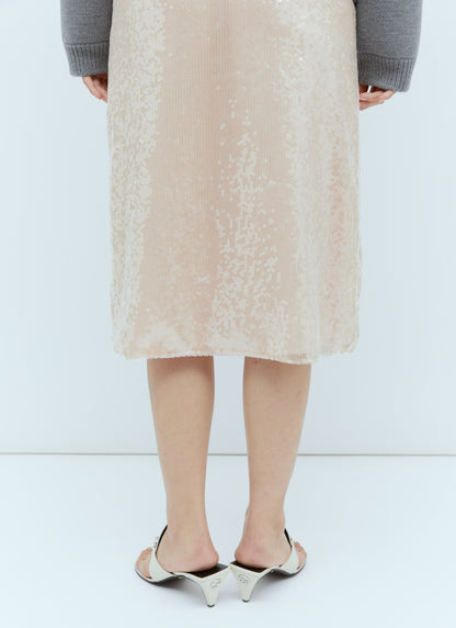 Gucci Women Sequin-Embroidered Tulle Skirt by Luosophy
