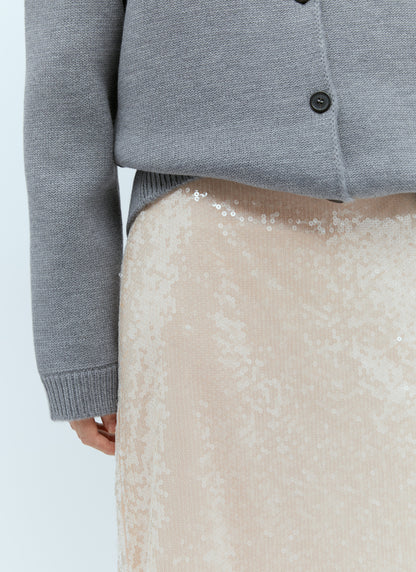 Gucci Women Sequin-Embroidered Tulle Skirt by Luosophy