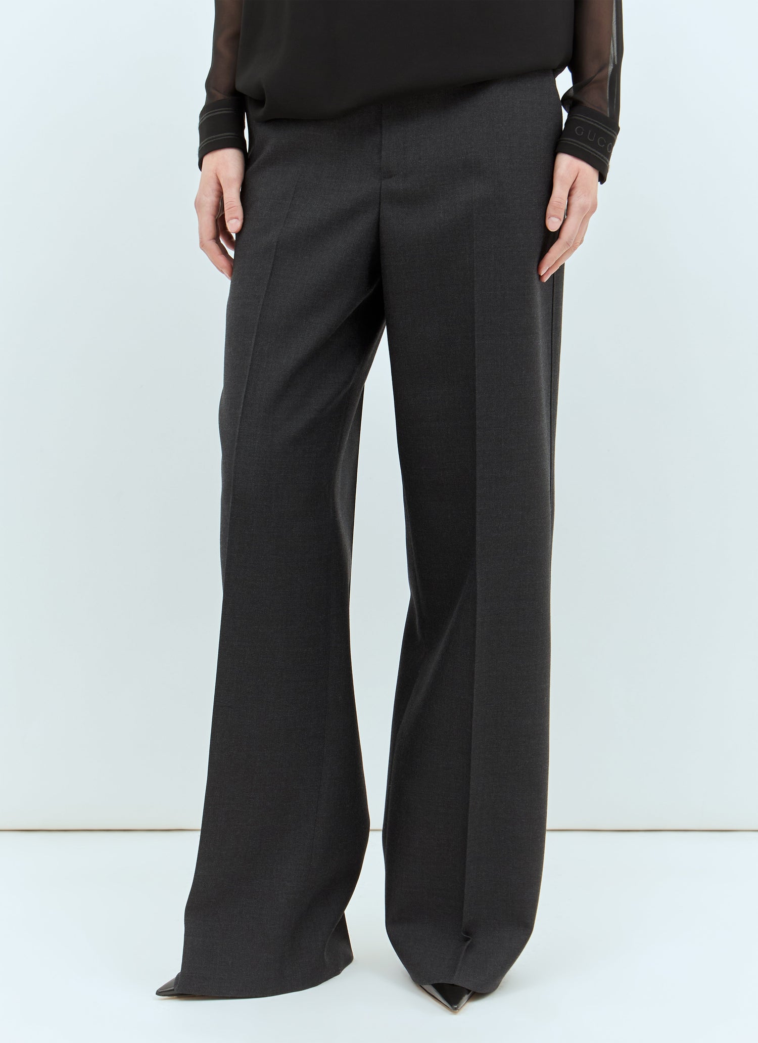 Gucci Women Wool Tailored Pants by Luosophy