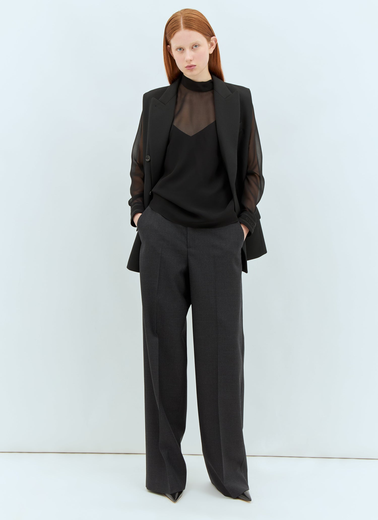 Gucci Women Wool Tailored Pants by Luosophy