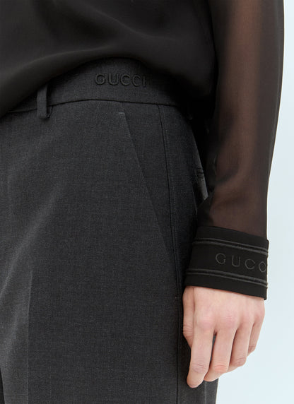 Gucci Women Wool Tailored Pants by Luosophy