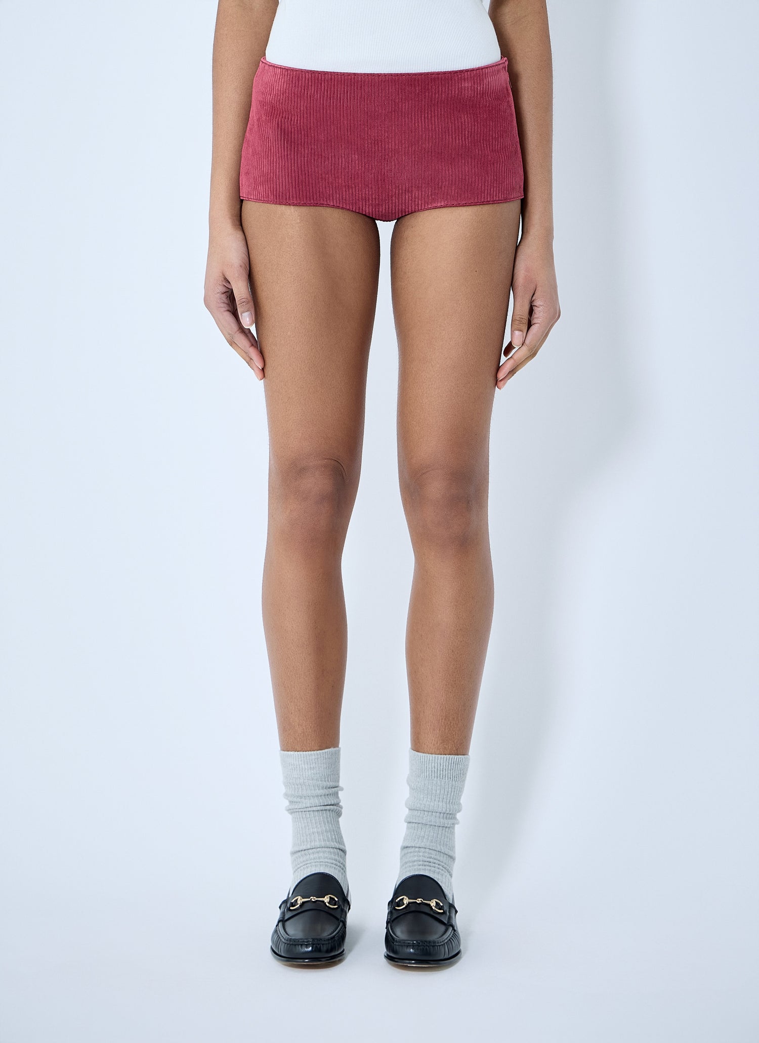 Gucci Women Suede Mini Shorts by Luosophy