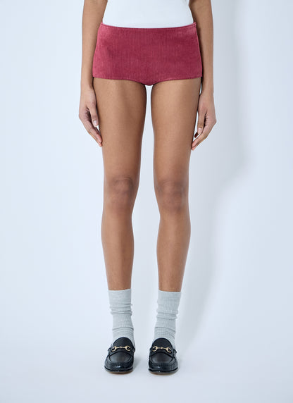 Gucci Women Suede Mini Shorts by Luosophy