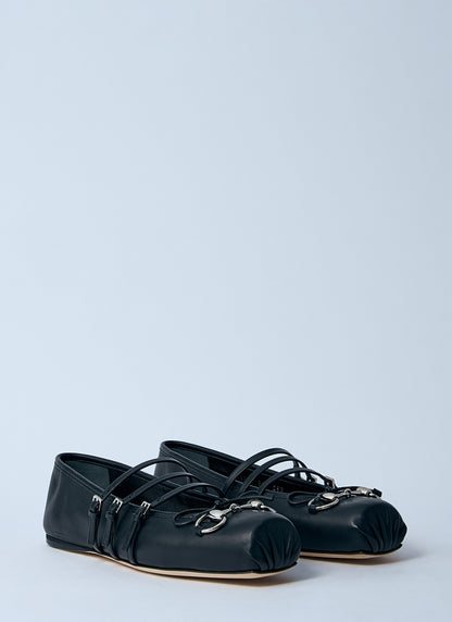 Gucci Women Horsebit Ballerina Flats by Luosophy