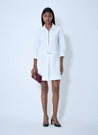 Gucci Women Cotton Poplin Shirt With Horsebit Hardware by Luosophy