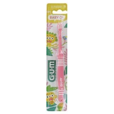 GUM Baby 0 Month+ 213 Soft Toothbrush Pink by Pasteur Pharmacy