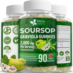 Premium 90 Soursop Graviola Gummies