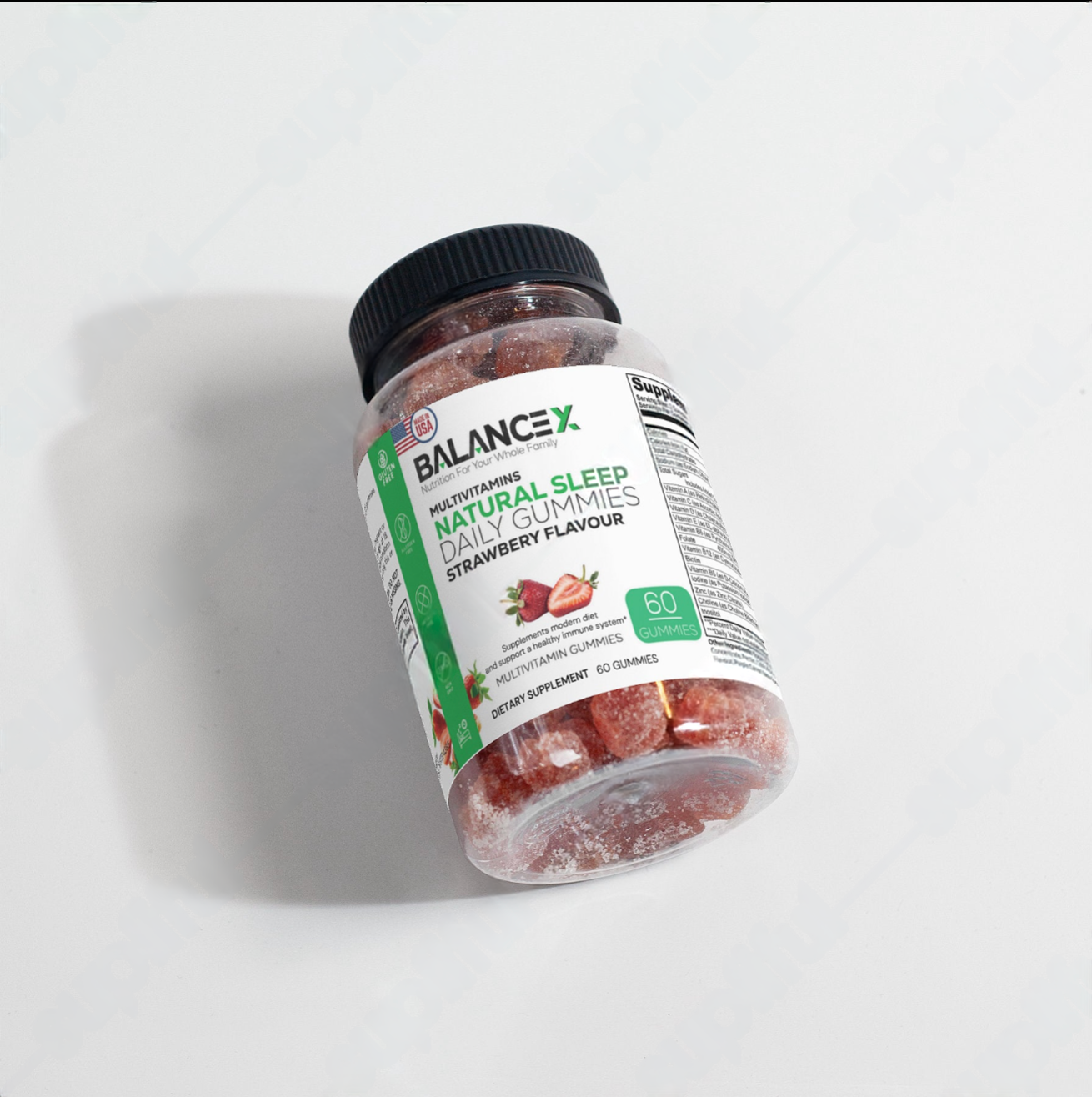 Multivitamin Natural Sleep VitaBears Daily Gummies (Strawberry Flavour) - Clearance Sale by BalanceX