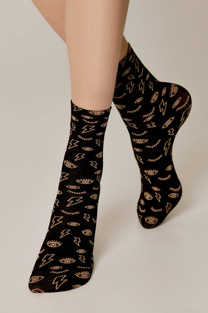 Socks Conte Fantasy - Eyes&amp;Moon
