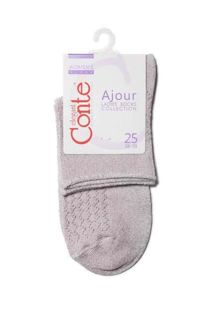 Conte Socks Ajour - 180 Made of Viscose With Lurex
