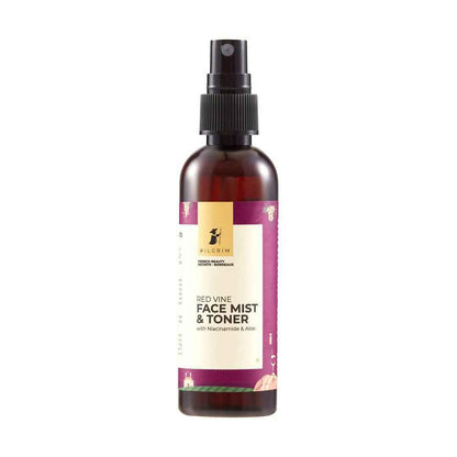 Pilgrim Red Vine Face Mist &amp; Toner Spray with Vitamin B3 and Aloe, For Anti Ageing, Glowing Skin