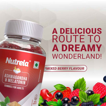 Patanjali Nutrela Ashwagandha &amp; Melatonin Gummies