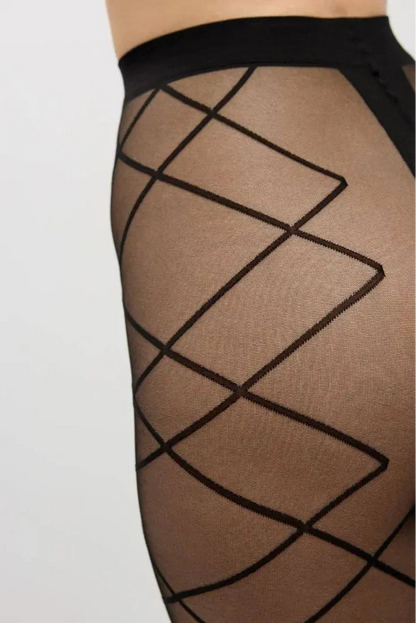 Fantasy Tights Conte Concept - Knee-highs with Diamonds - DestGlow