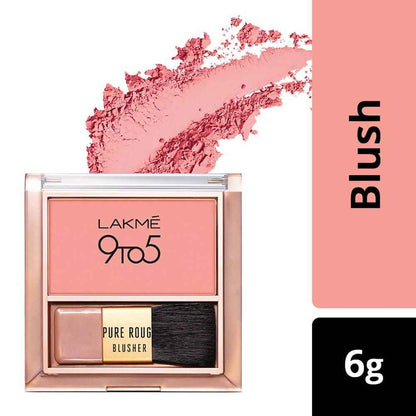 Lakme 9To5 Pure Rouge Blusher - Nude Flush