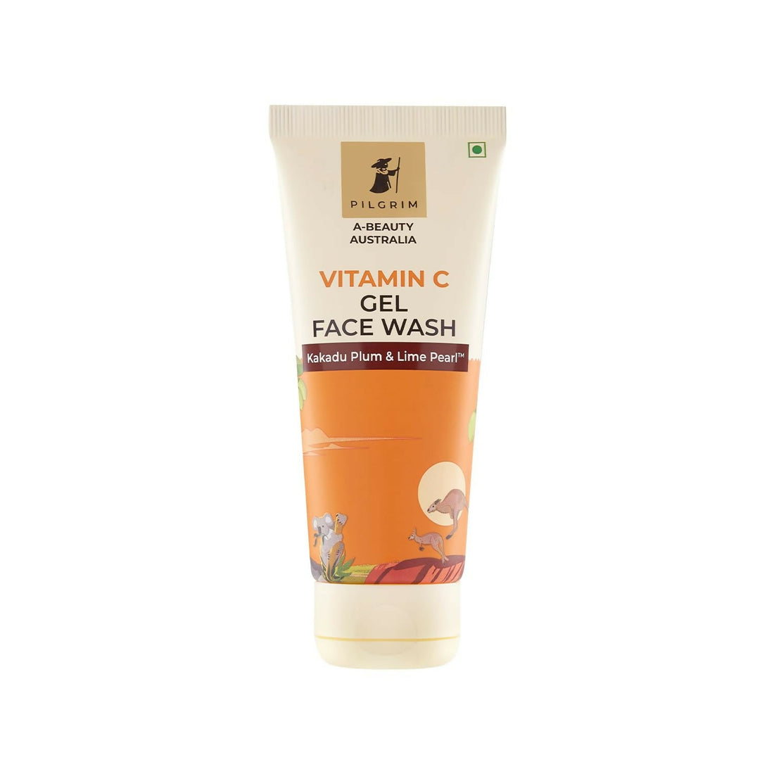 Pilgrim Australian Vitamin C Gel Face Wash with Kakadu Plum &amp; Lime Pearl For Radiant &amp; Glowing Skin