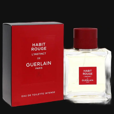 Habit Rouge L'instinct Toilette Intense By Guerlain Cologne for Men 