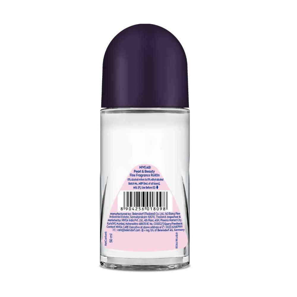 Nivea Deodorant Roll On Pearl &amp; Beauty Fine Fragrance For Women