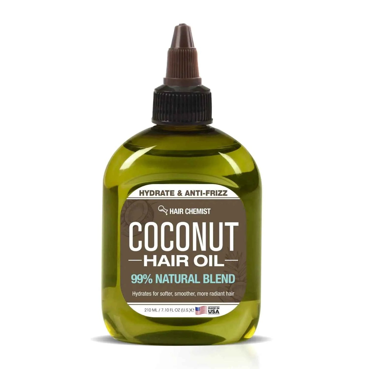 Hair Chemist 99% Natural Coconut Hair Oil - Deeply Nourish &amp; Protect (7.1 oz) - hair care