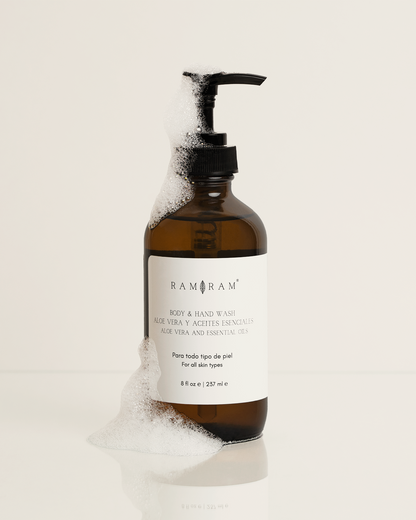 Hand &amp; Body Wash Essential Oils &amp; Aloe Vera | 8oz