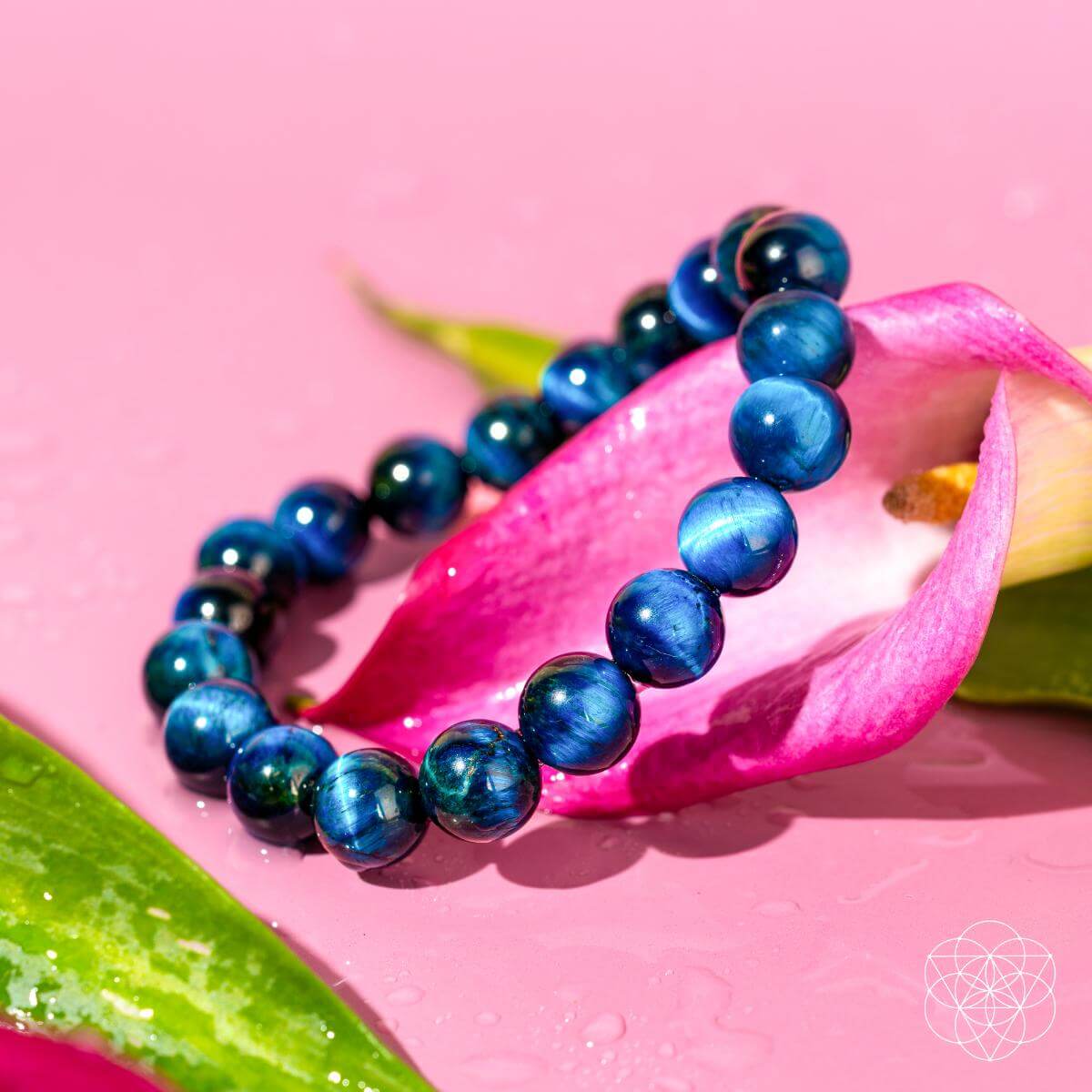 Hawk’S Focus – Royal Blue Tiger’S Eye Bracelet - DestGlow