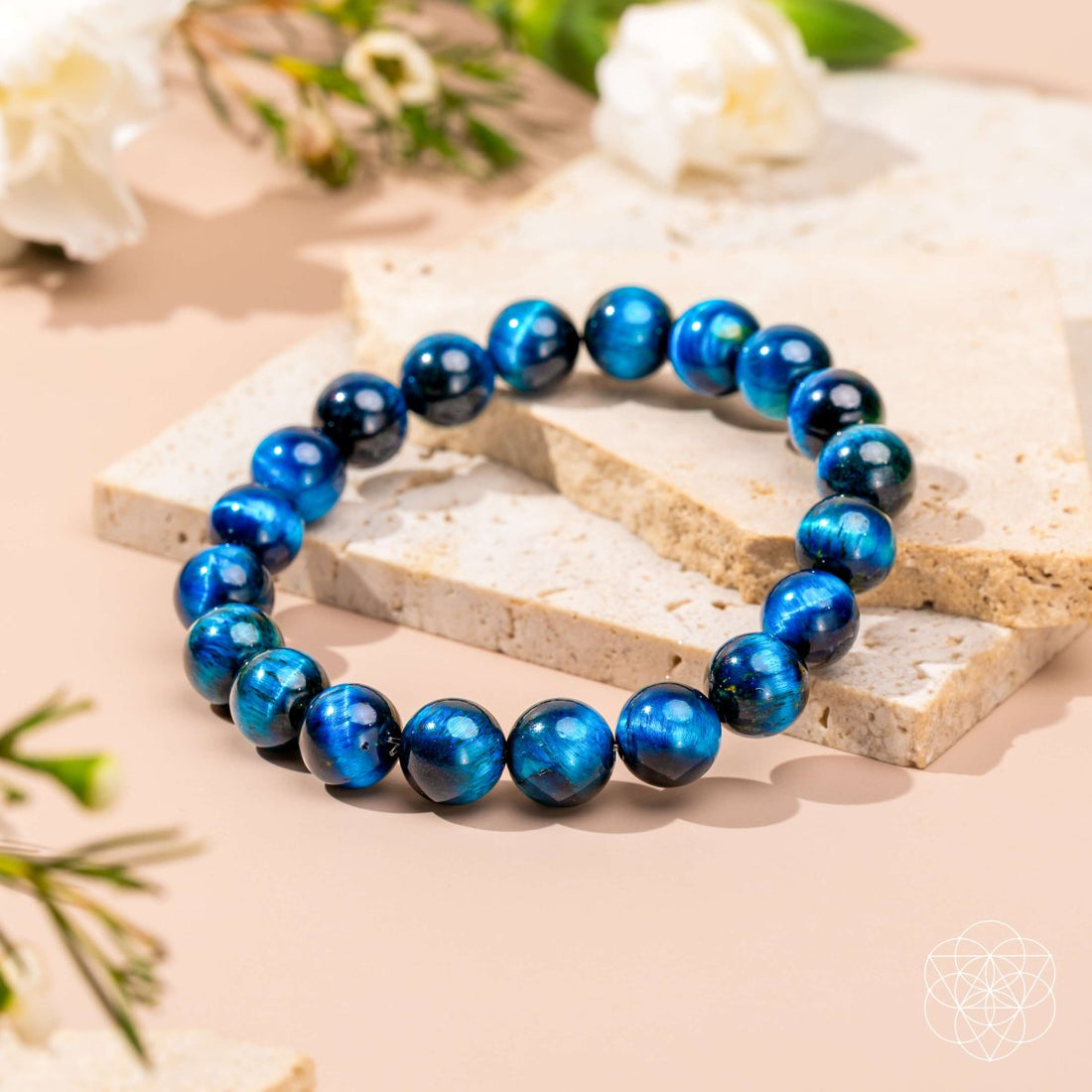 Hawk’S Focus – Royal Blue Tiger’S Eye Bracelet - DestGlow