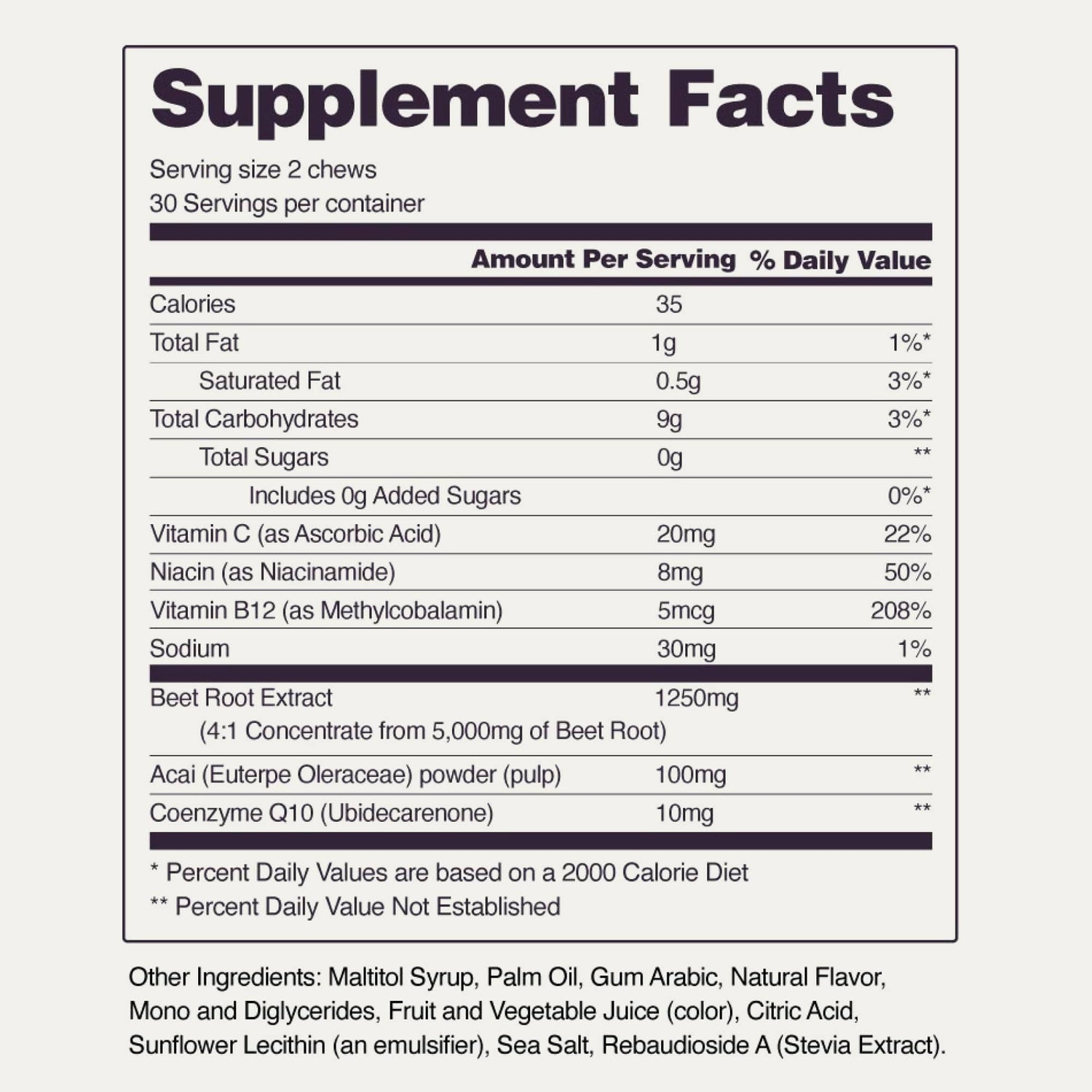 Heart Beets Chews by Snap Supplements