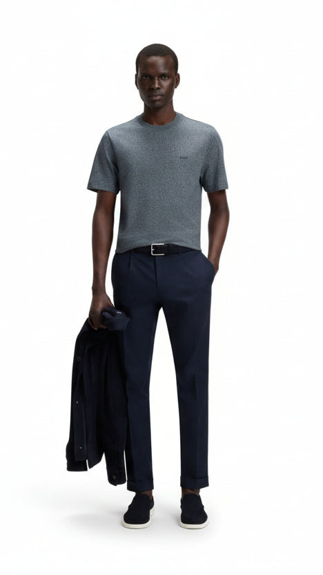 Hugo Boss Thompson Tee - Dark Grey by Denim Exchange
