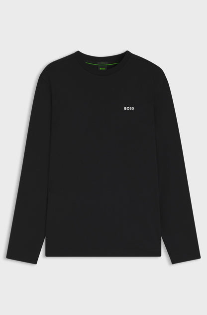 Boss Green Long Tee - Black by Denim Exchange