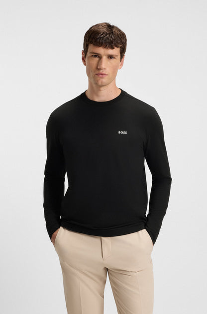 Boss Green Long Tee - Black by Denim Exchange