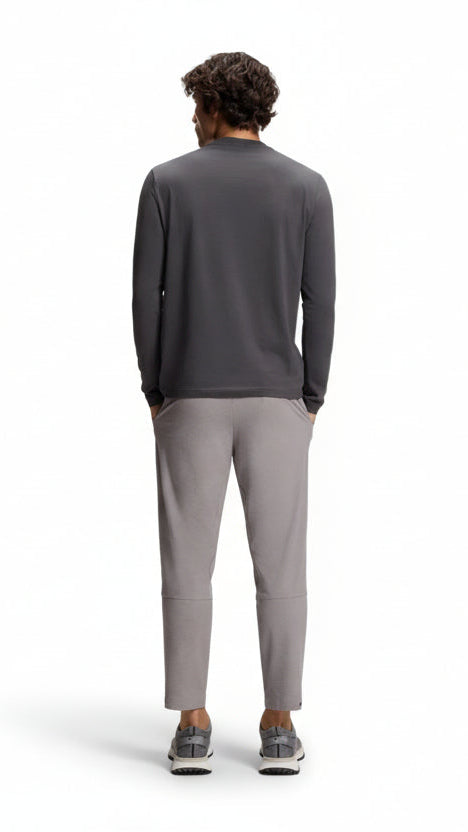 Boss Green Long Tee - Grey by Denim Exchange