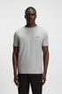 Boss Green Contrast Logo Tee - Grey by Denim Exchange