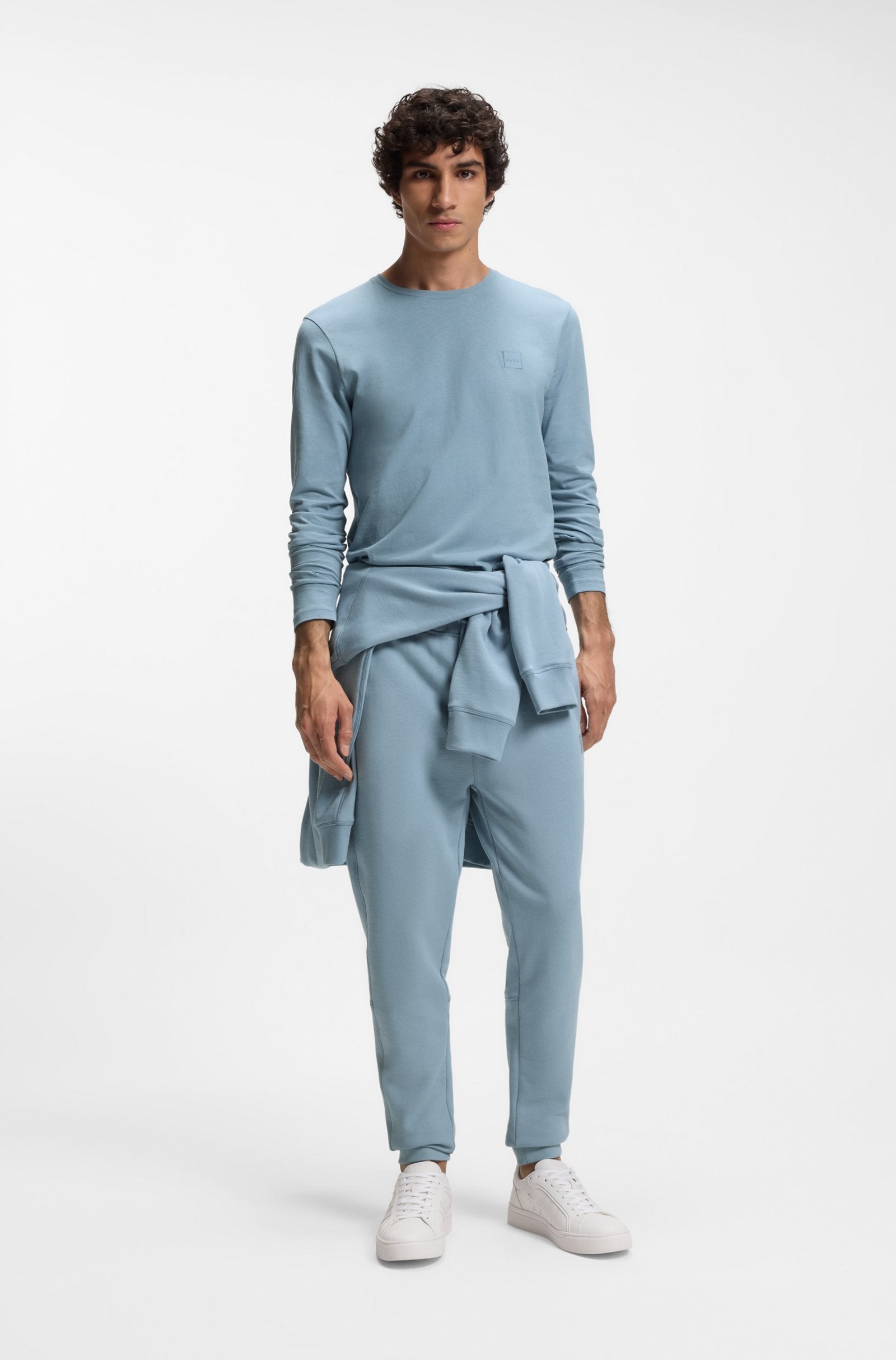 Boss Orange Tacks Tee - Sky Blue by Denim Exchange