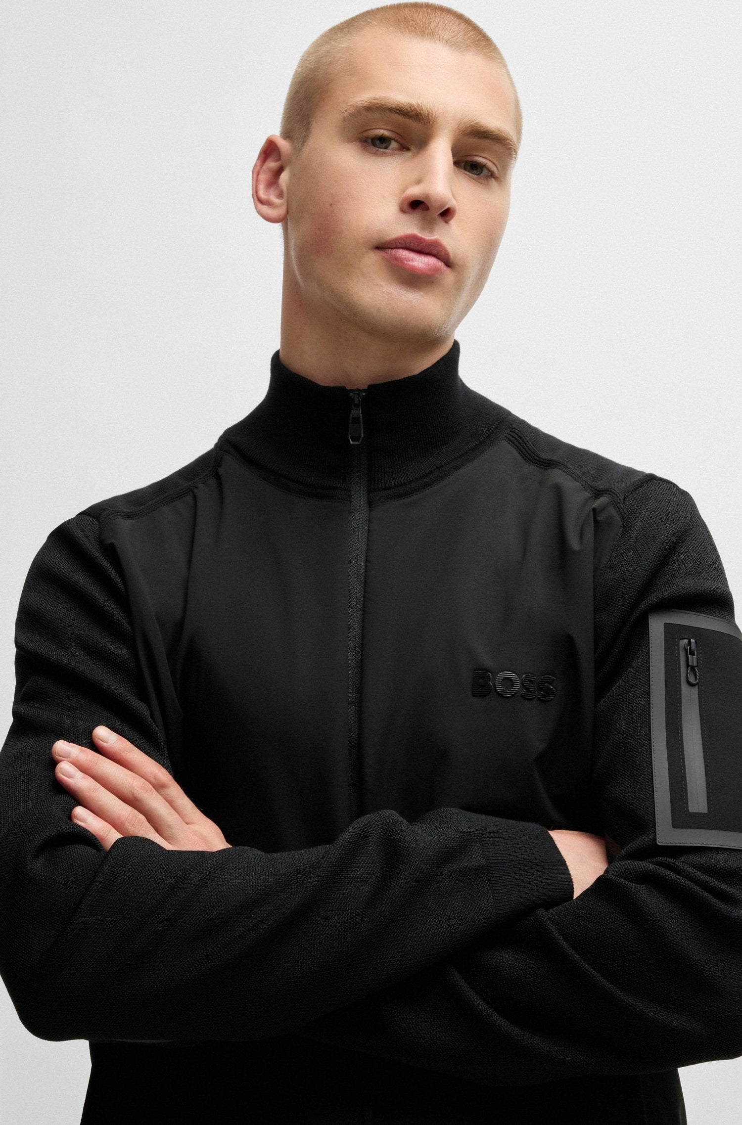 Boss Green Zhino Jacket - Black by Denim Exchange