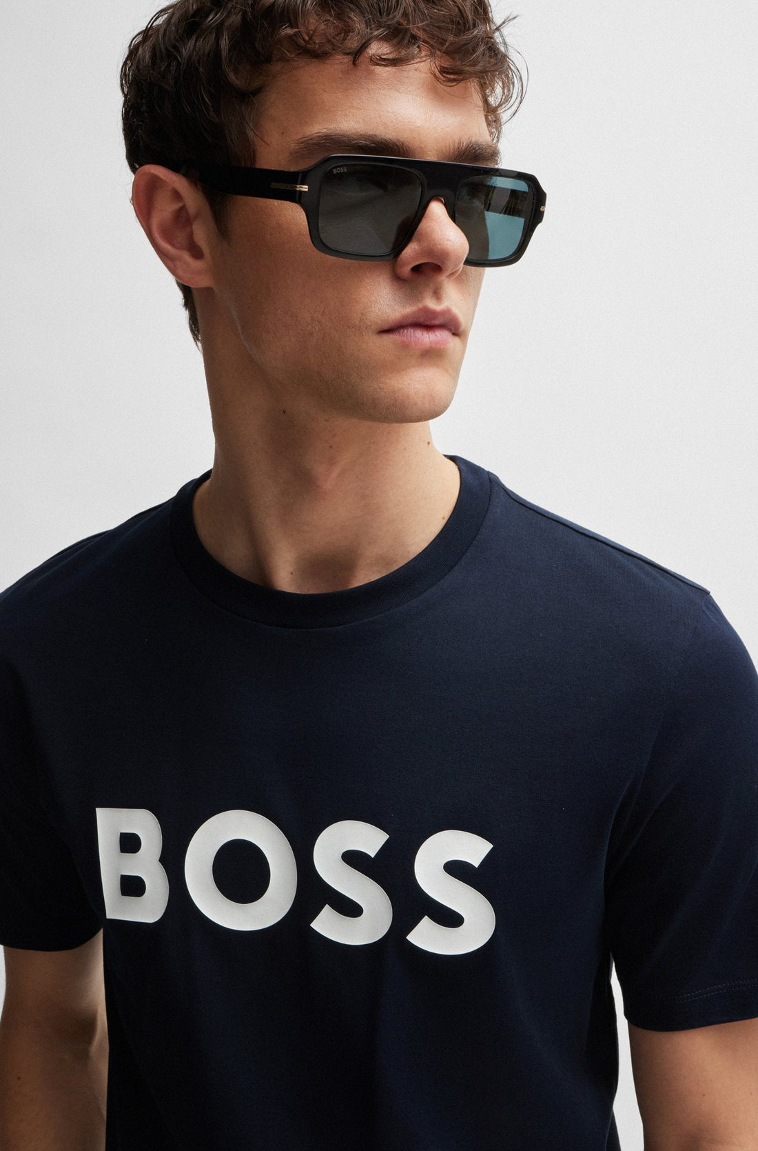 Hugo Boss Tiburt 354 Tee - Navy by Denim Exchange