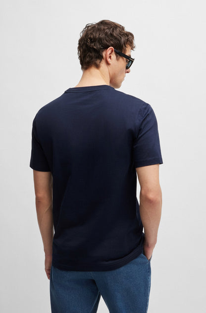 Hugo Boss Tiburt 354 Tee - Navy by Denim Exchange