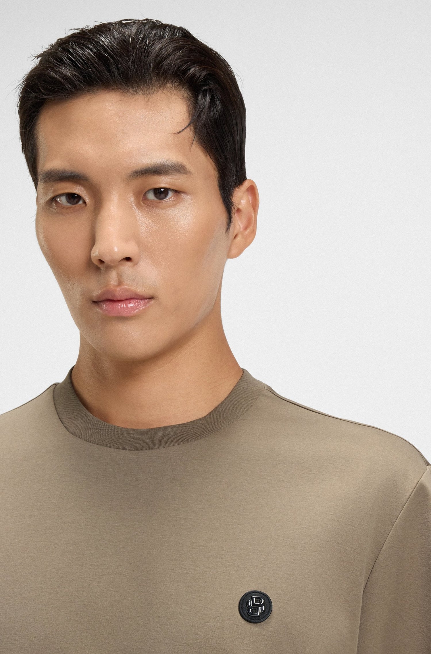 Hugo Boss C-Taut 01 Tee - Beige by Denim Exchange