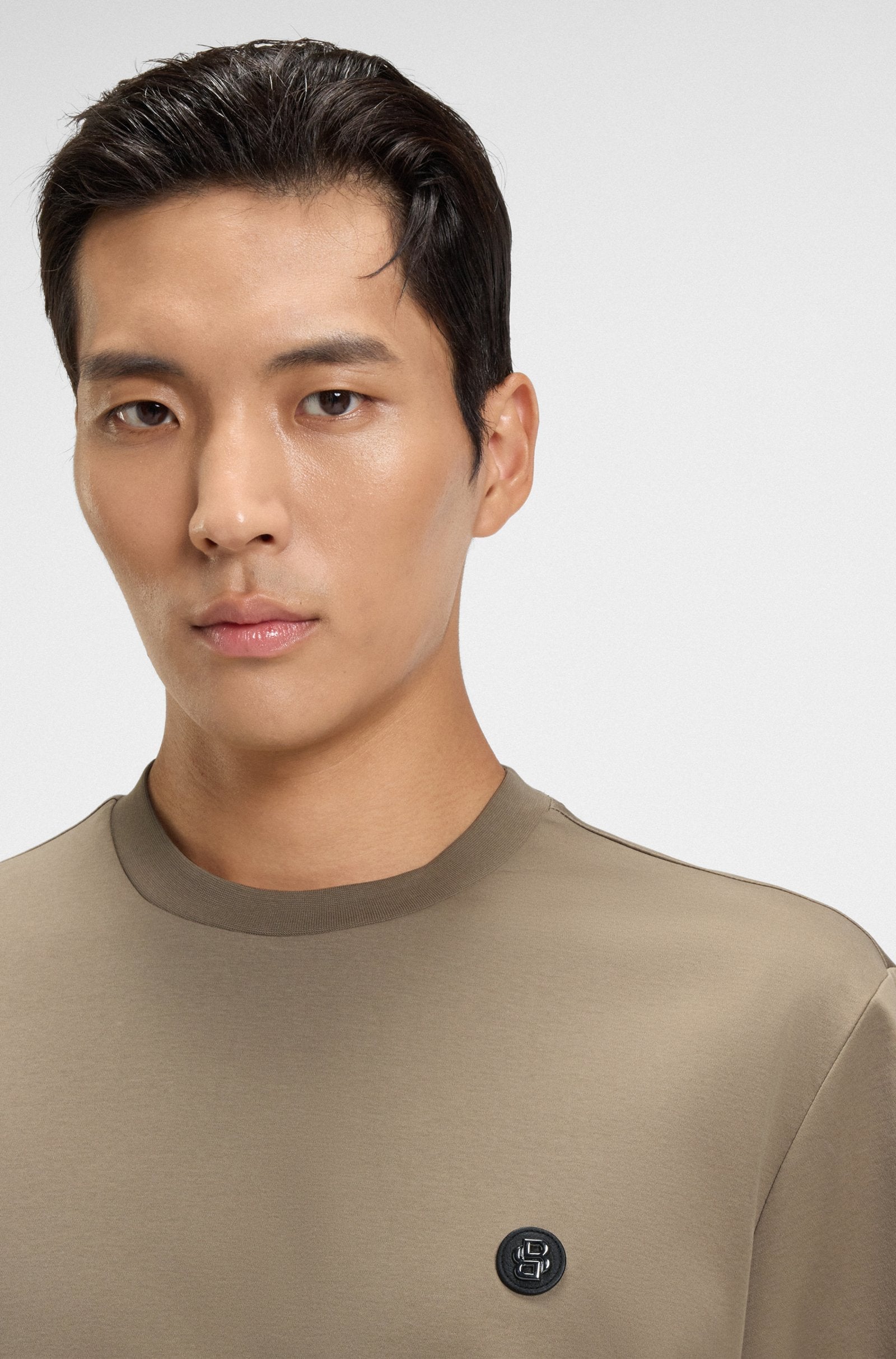 Hugo Boss C-Taut 01 Tee - Beige by Denim Exchange