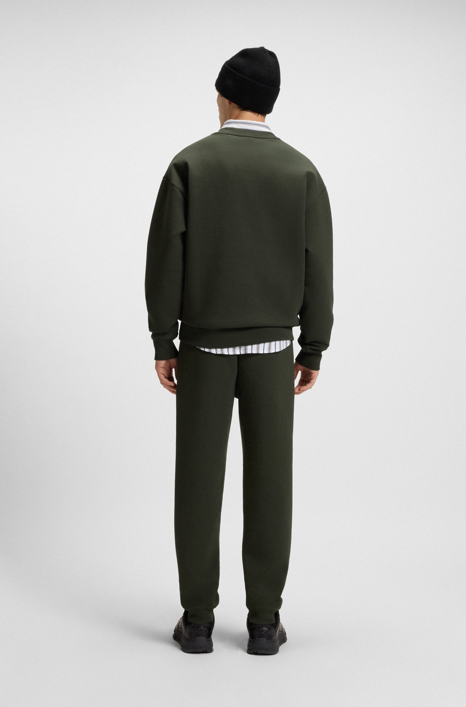 Hugo Boss Dettil Crewneck - Olive by Denim Exchange