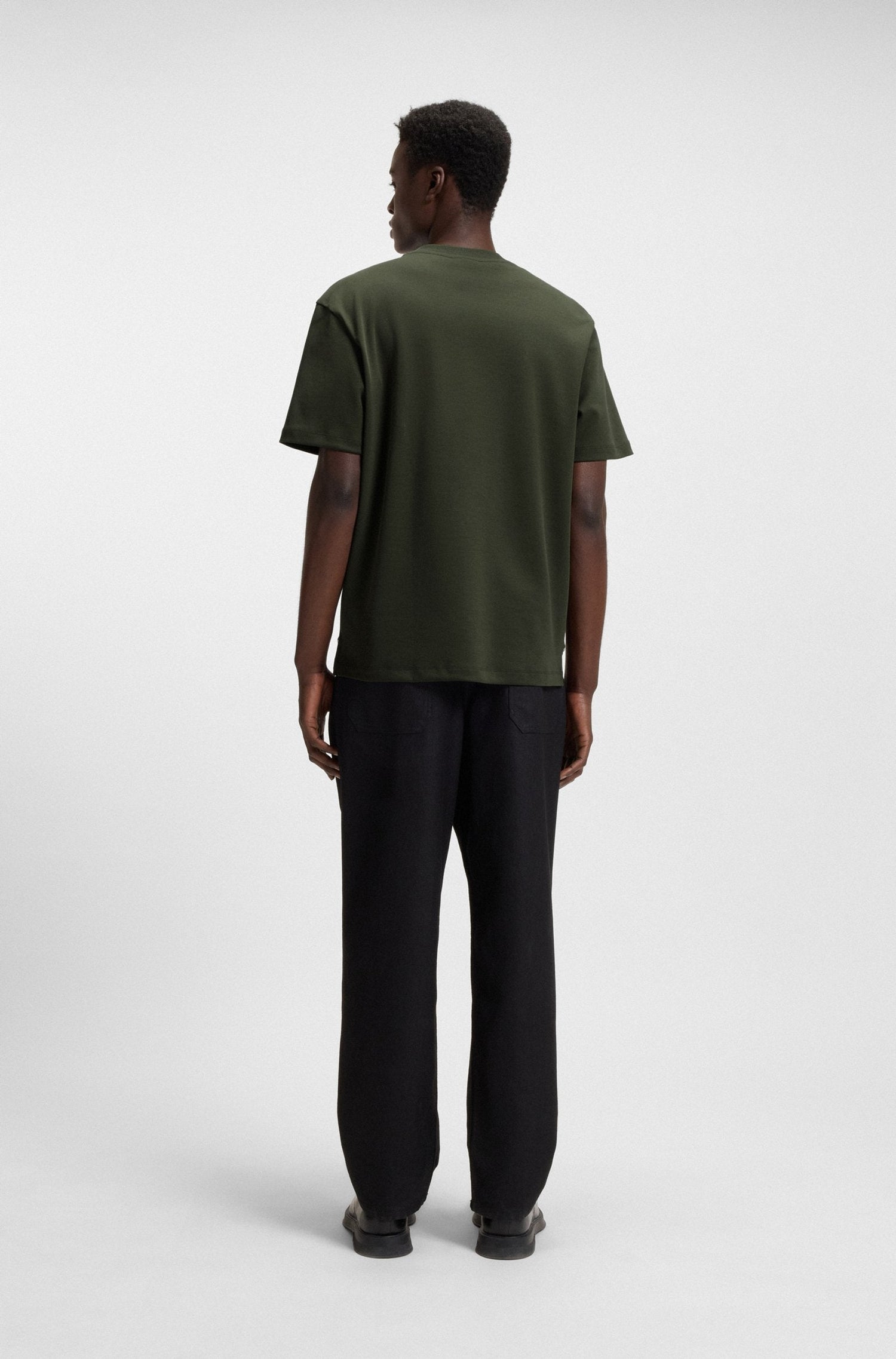 Hugo Dargentee Tee - Olive by Denim Exchange