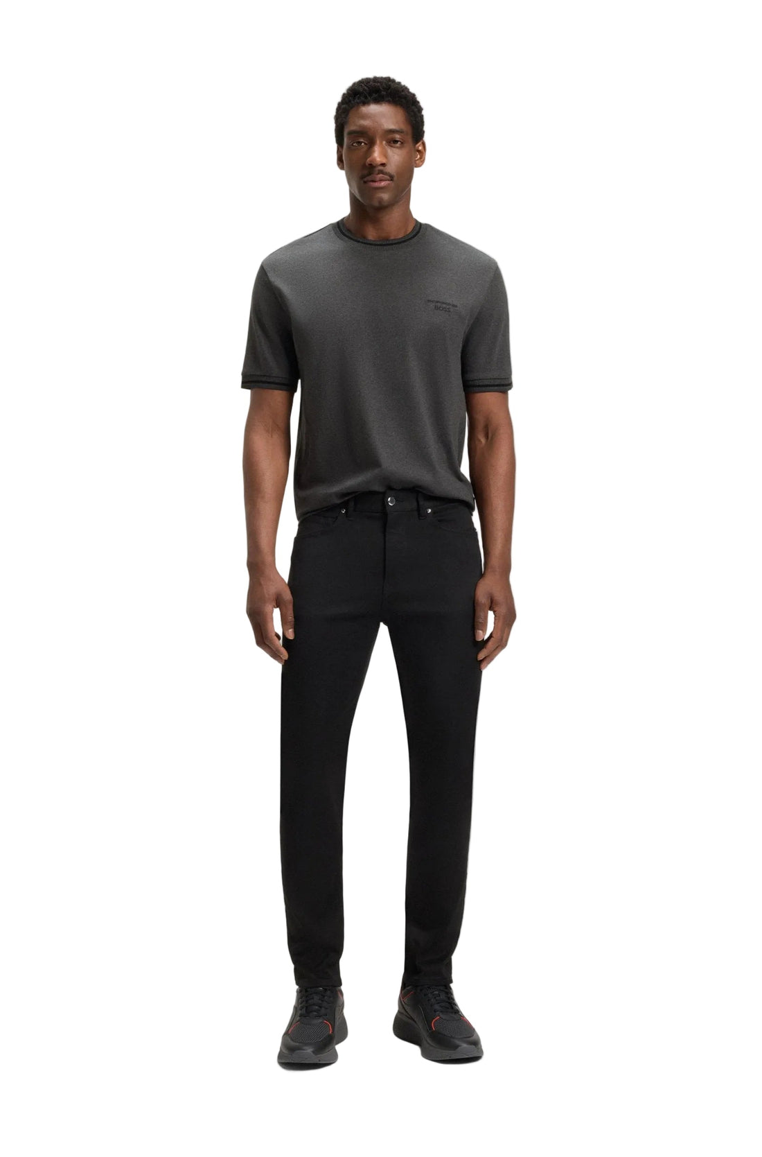 Hugo Boss x Porche C-Taut Tee - Charcoal by Denim Exchange