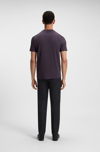 Boss Green Iconic Zone Tee - Dark Purple by Denim Exchange