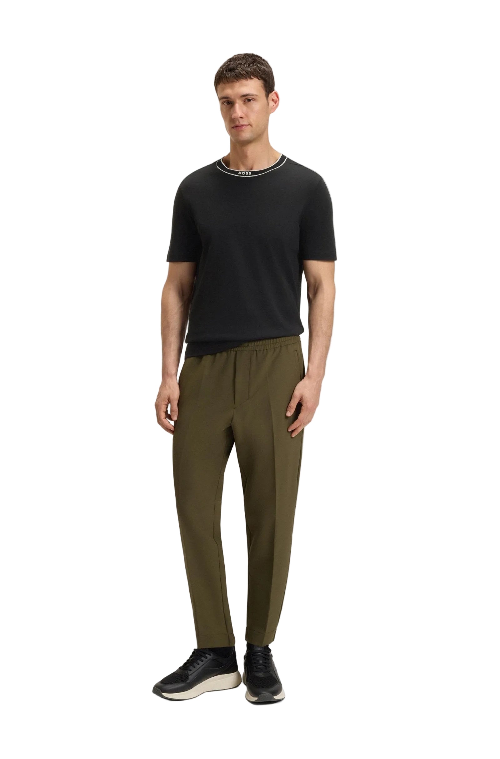 Boss Green Tee 5 - Black by Denim Exchange