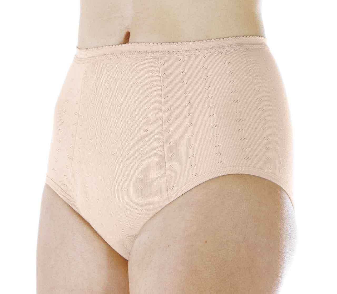 Maximum Absorbency Full Cut Panty (SKU: HDL200) -Beige - Old