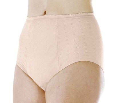 Maximum Absorbency Full Cut Panty (SKU: HDL200) -Beige - Old