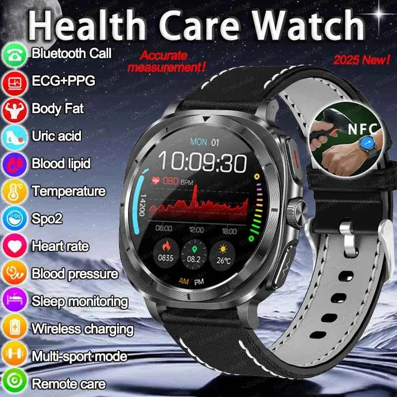 HealthTrack™ Smart Watch – Blood Pressure &amp; Heart Rate Monitor