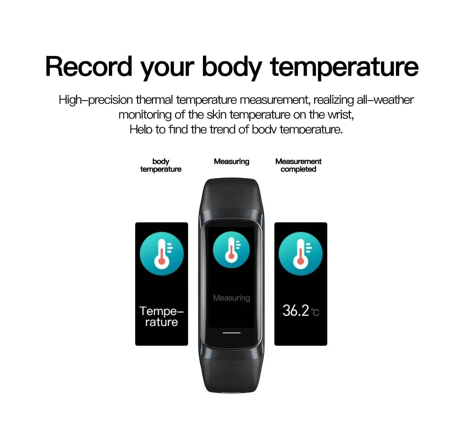 VitalSense™ Heart Rate &amp; SpO2 Tracker Watch – AI Health Monitoring