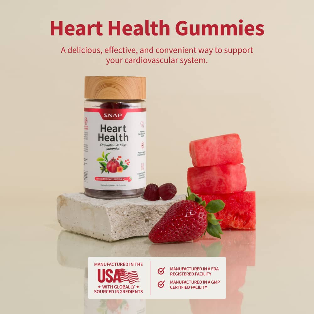 Heart Health Gummies (FREE GIFT) by Snap Supplements