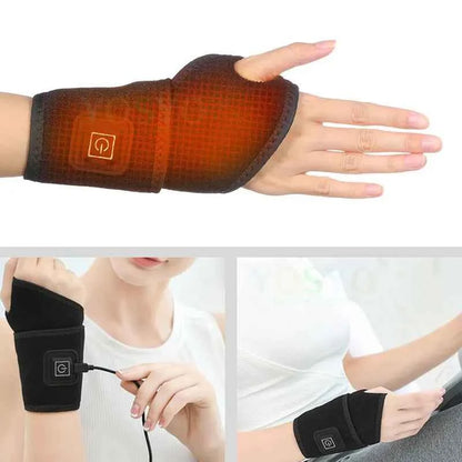 ThermaFlex™ Heated Wrist Support Brace – 3 Heat Levels, Pain Relief &amp; Comfort